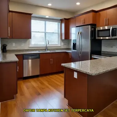 dapur tanpa kitchen set terpercaya